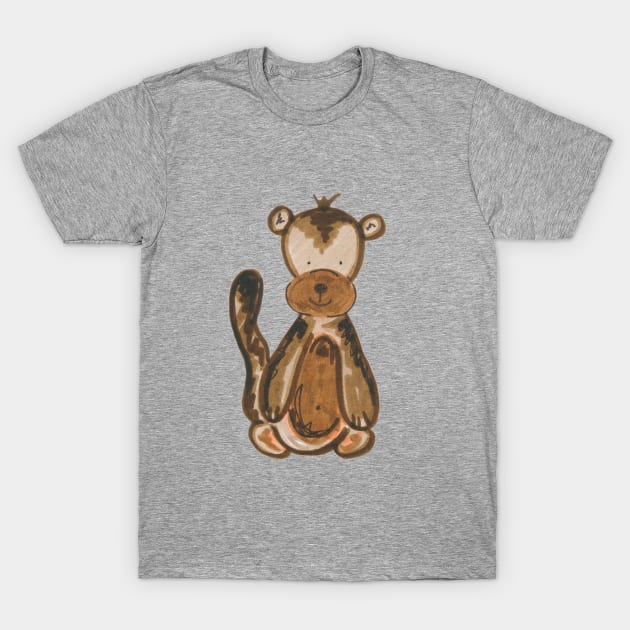 Monkey Moe T-Shirt by littlebigbit